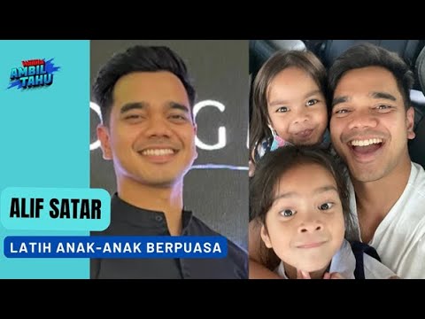 Alif Satar Latih Anak-Anak Berpuasa