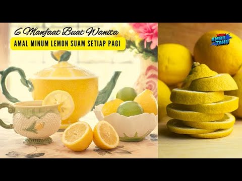 Ketahuilah Khasiat Air Lemon Buat Wanita