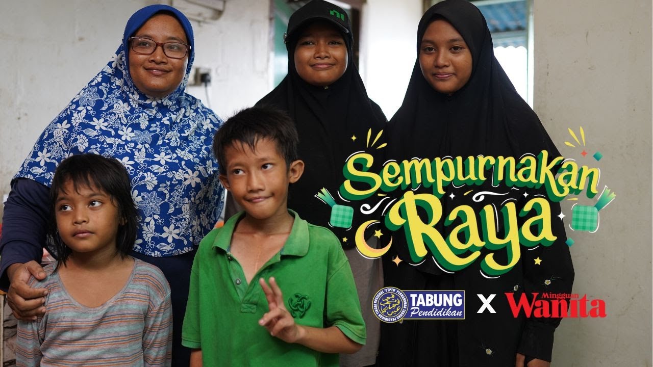 "PTPTN dan Mingguan Wanita Sempurnakan Raya Ibu Tunggal Dan Empat Anaknya."