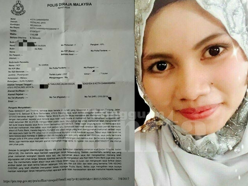 Scammer Licik Dakwa Pegawai Mahkamah/Polis Perdaya Wanita Ini Serah Data Bank, Ini Makan Dia!