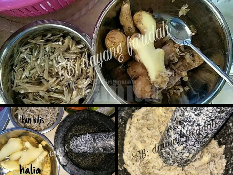 Serunding Halia Resipi Berpantang Paling Sedap, Buang 