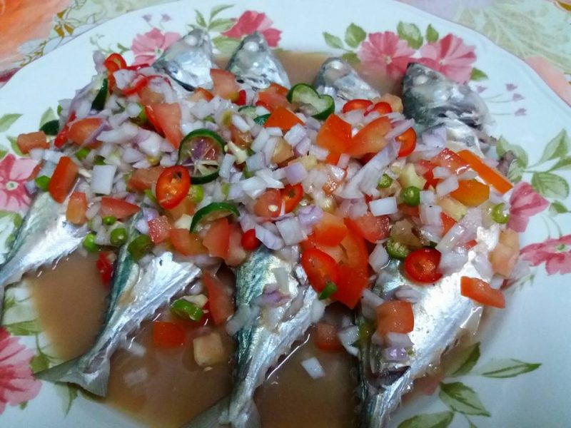 asam fish using salted talang fish