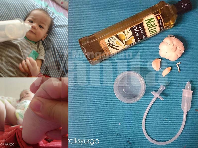 Natural Remedies Untuk Bayi Batuk Berkahak, Cuma Perlukan 2 Bahan Dapur Dan Penyedut Hidung