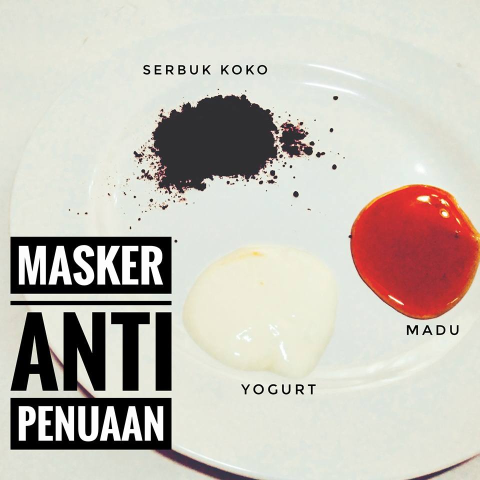 Masker Coklat Anti Penuaan, ‘Hodoh’nya 20 Minit Cantiknya Sepanjang Zaman