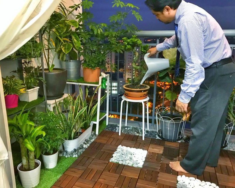 12 Panduan Set Up Taman Mini Balkoni Rumah Tinggi, Wow! Sungguh Hasilnya