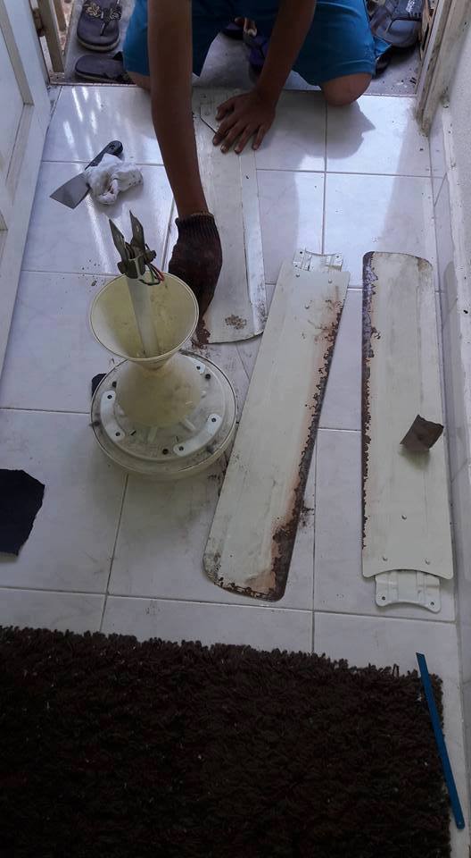 DIY Kipas Siling Lama Nampak Baru & Cantik, Tak Payah Beli Yang Lain. Jimat!
