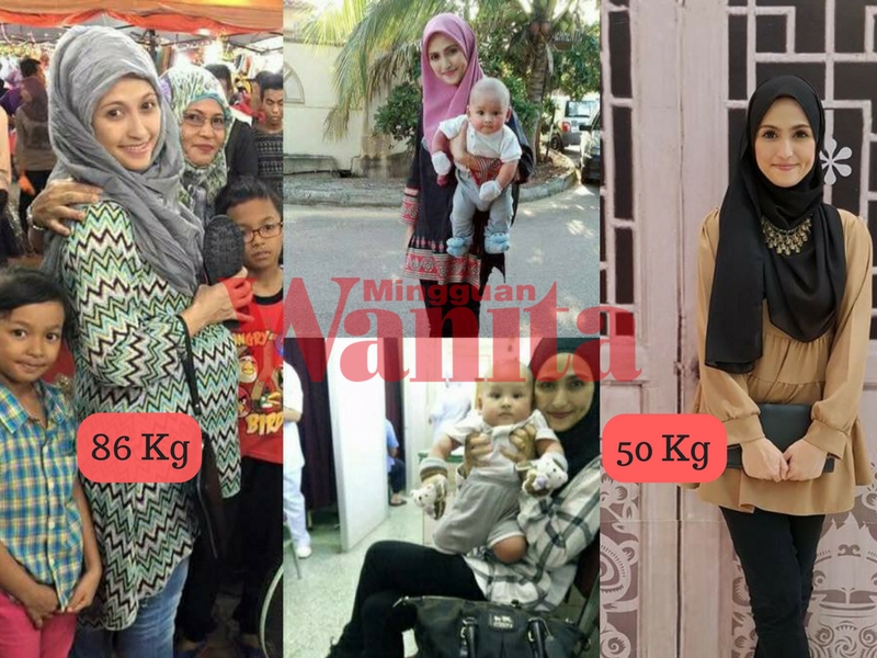 Berat 86kg ke 50kg Selepas Bersalin, Wanita Ini Kongsi Cara Berkesan Rutin Berpantang Yang Diamalkan