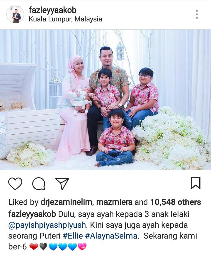 11 Tahun Perkahwinan, Isteri Dato&#8217; Fazley Pernah Keguguran Hampir 10 Kali, Kehadiran Alayna Selma Jadi Penyeri