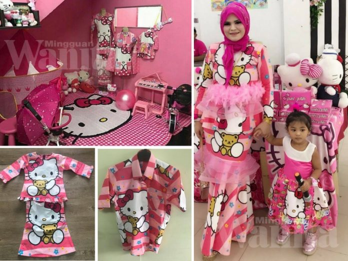 Selepas Jual 6 Baju RM50, 000 Kakak Hello Kitty Reka Lagi 6 Pasang Koleksi Peribadi