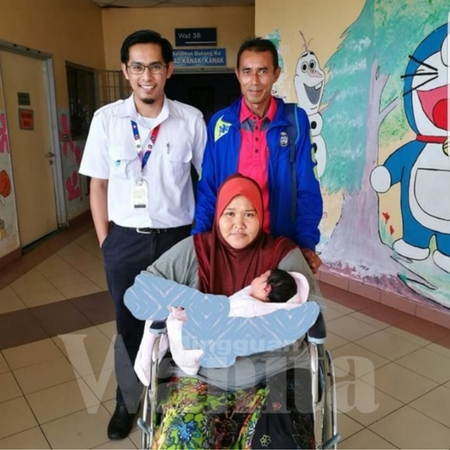 Ibunya Tak Pernah Sangka Dirinya Hamil, Bila Ada Pendarahan Ke Hospital Periksa Urin, Lepas 10 Minit Bayi Ini Dilahirkan