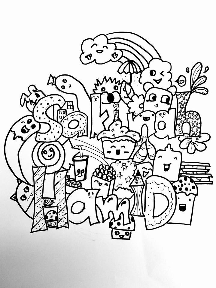 Mak Ini Tahu Bakat Seni Doodle Anaknya, Sebab Nak Beri Galakan Dia Rela Berbengkel Sama