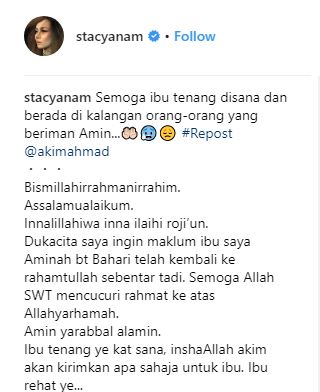 &#8220;Ibu Rehat Ya..&#8221; Pintu Syurga Akim Ahmad Pergi Buat Selama-lamanya