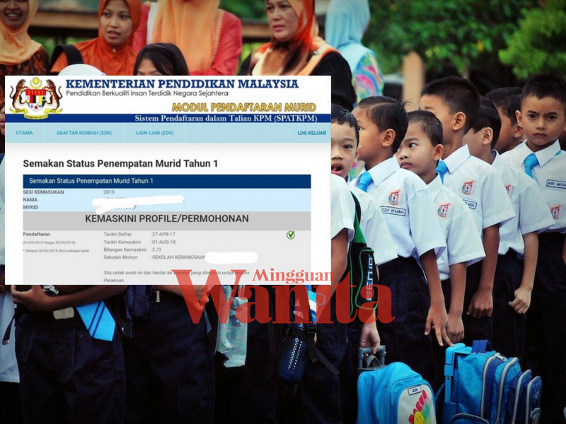 Mak Ayah Boleh Semak Keputusan, Buat Rayuan Penempatan Tahun Satu &#038; Prasekolah Sesi 2019, Mulai 1 Ogos 2018