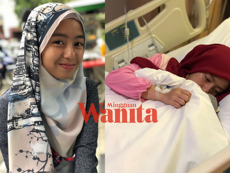 Kurang Minum Air Punca Pelakon Mia Sara Masuk Hospital, Kena Jangkitan Kuman Pada Saluran Kencing!