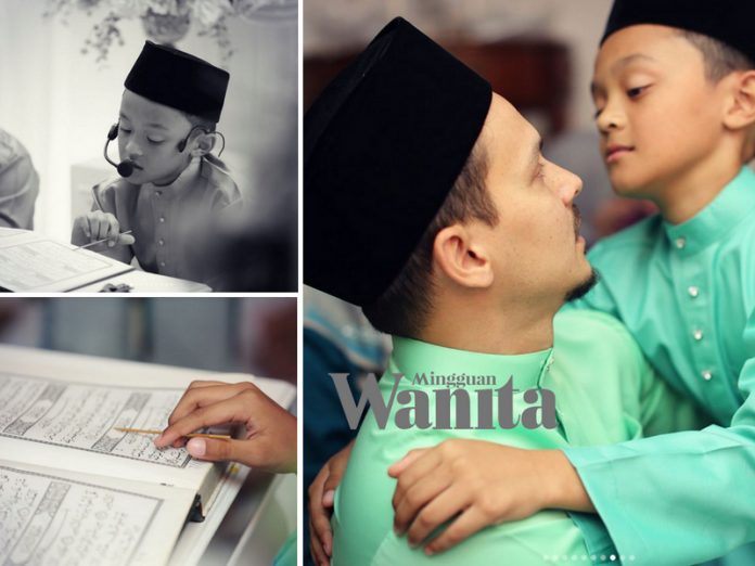 Anak Lelaki Pertama Aidid Marcello Khatam Al Quran, Ini Pesanan Daddy Agar Iman Tak Lupa